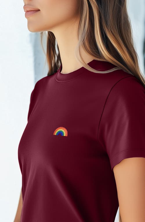 Dalix Womens Rainbow Jersey Relaxed Tee