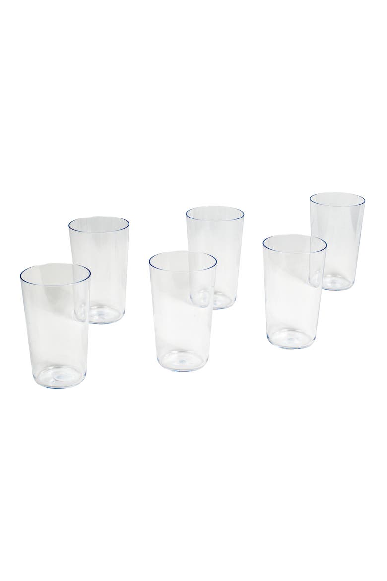 6-Piece Tritan Glass Set, Main, color, CLEAR