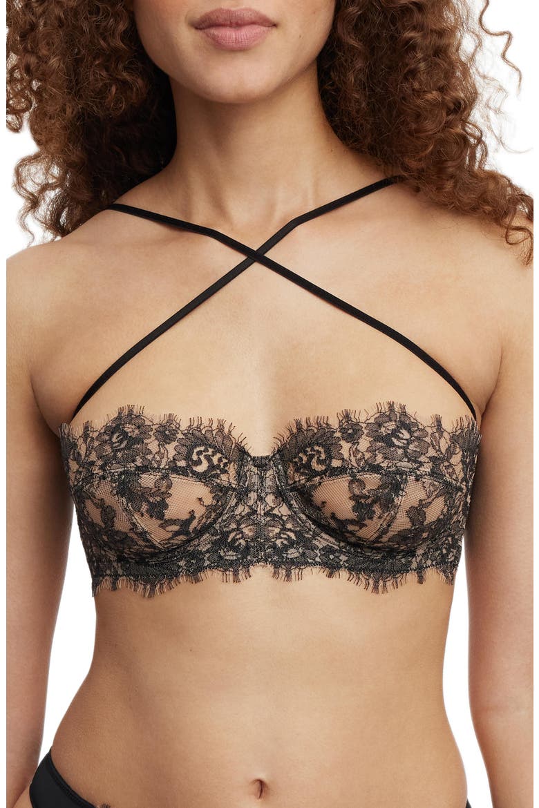 Entice Strapless Multi-way Underwire Bra, Alternate, color, Black/Nylon