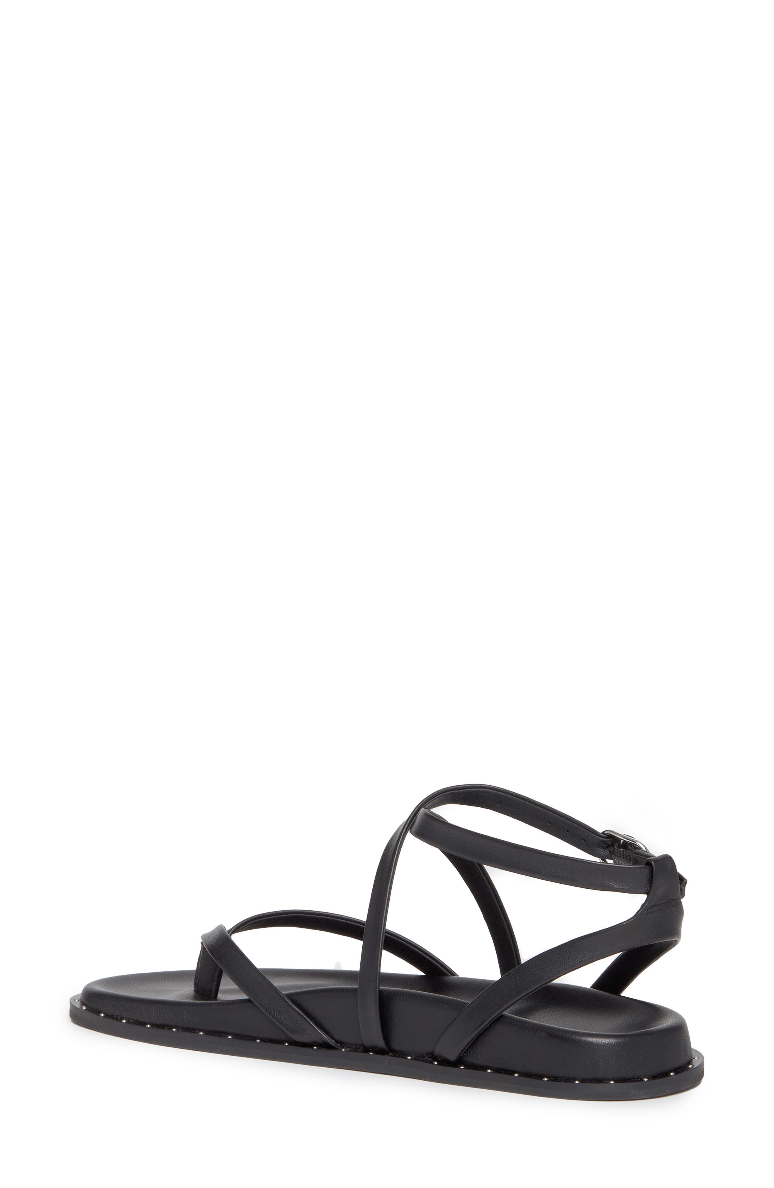 PAIGE Zana Strappy Sandal, Alternate, color, Black