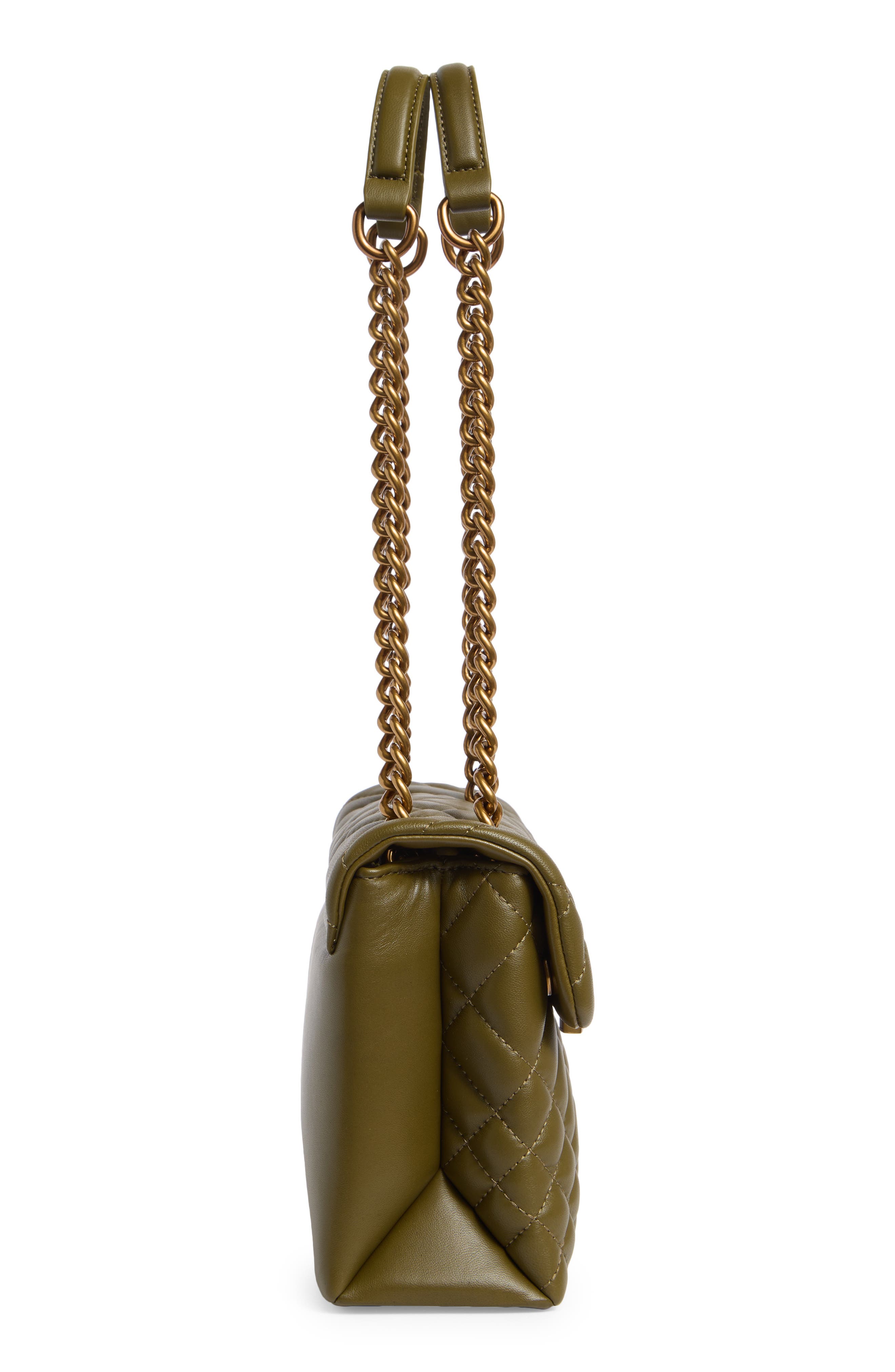 Kurt Geiger London Brixton Quilted Leather Shoulder Bag, Alternate, color, 