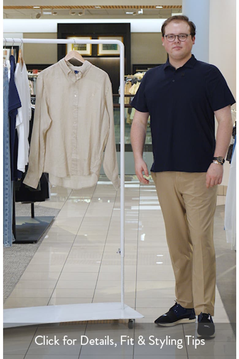 Classic Fit Linen Button-Down Shirt video