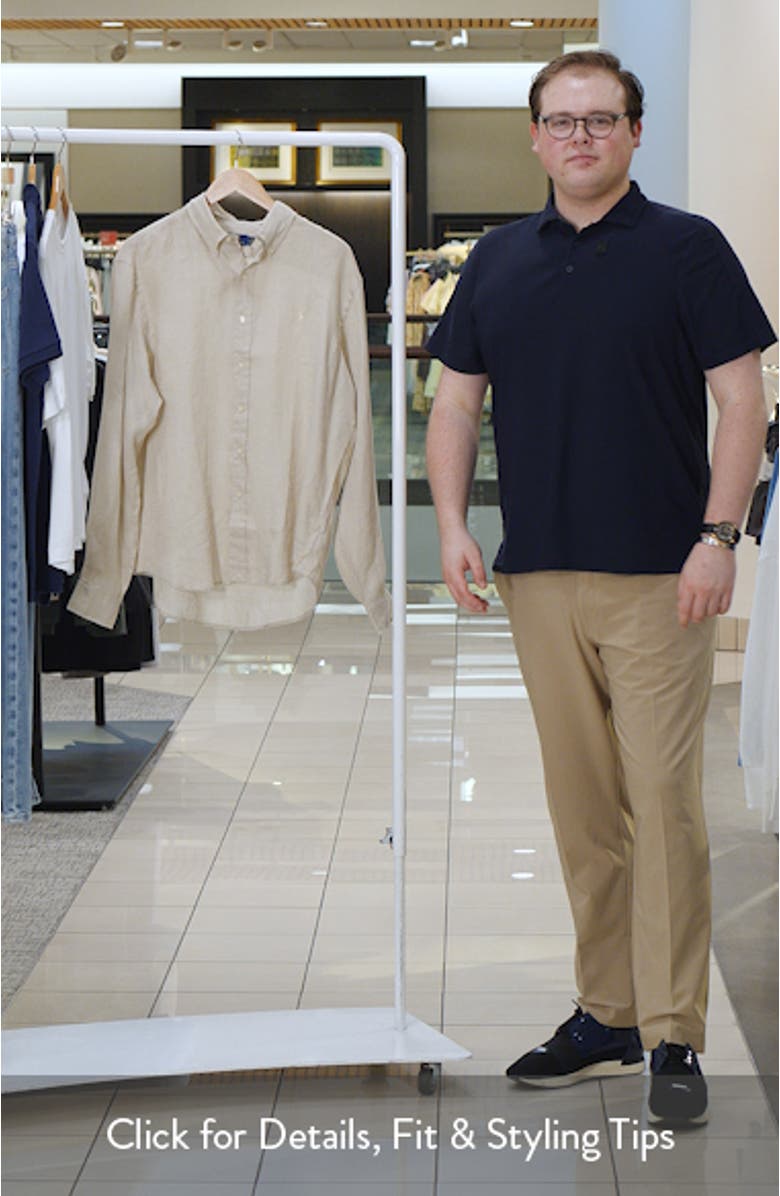 Classic Fit Linen Button-Down Shirt, sales video thumbnail