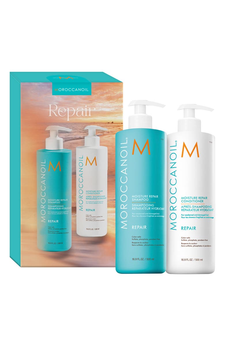 MOROCCANOIL<sup>®</sup> Repair Shampoo & Conditioner Set $108 Value, Main, color, 