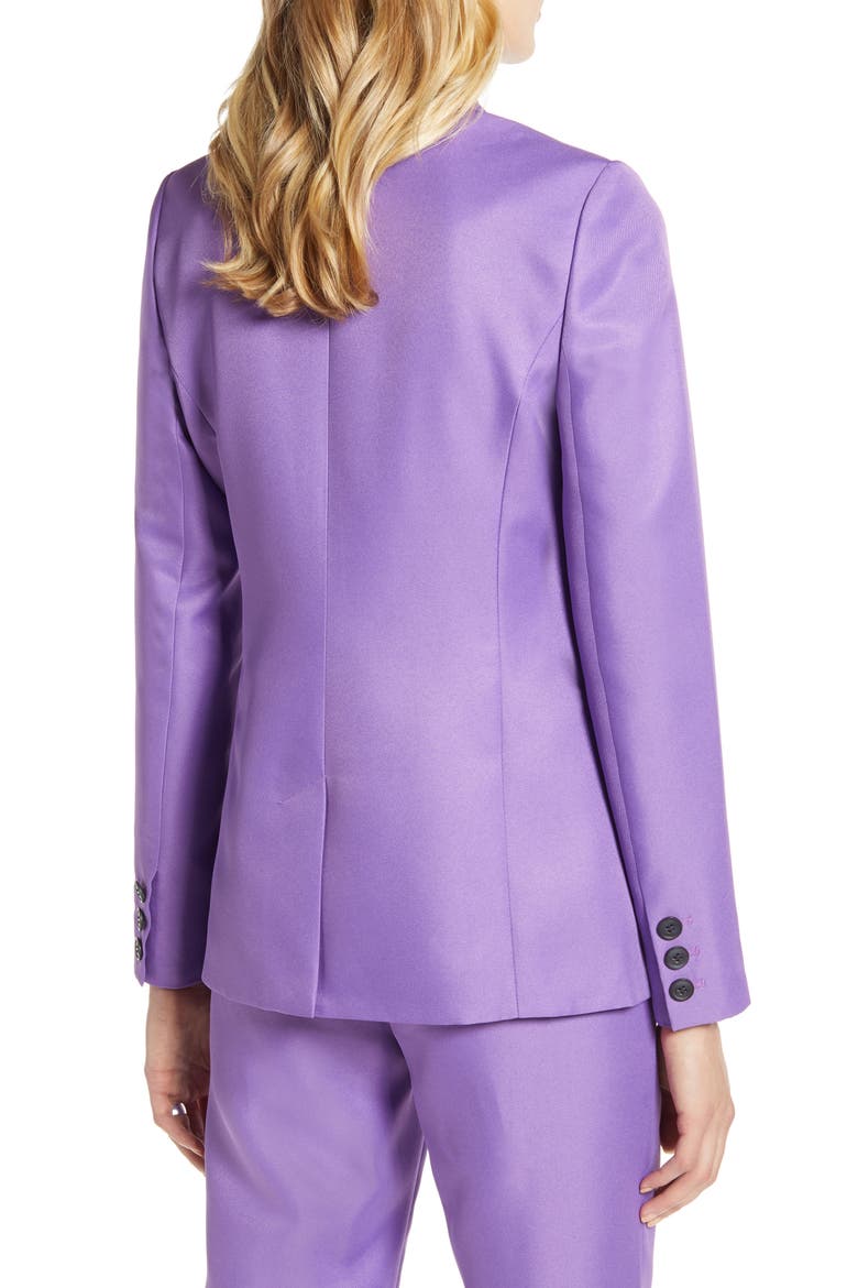 Single Breasted Blazer, Alternate, color, PURPLE DEWBERRY