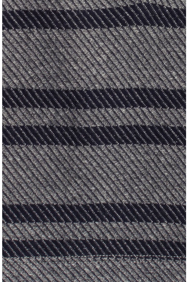 Twill Stripe Henley T-Shirt, Alternate, color, GREY ALLOY- NAVY STRIPE