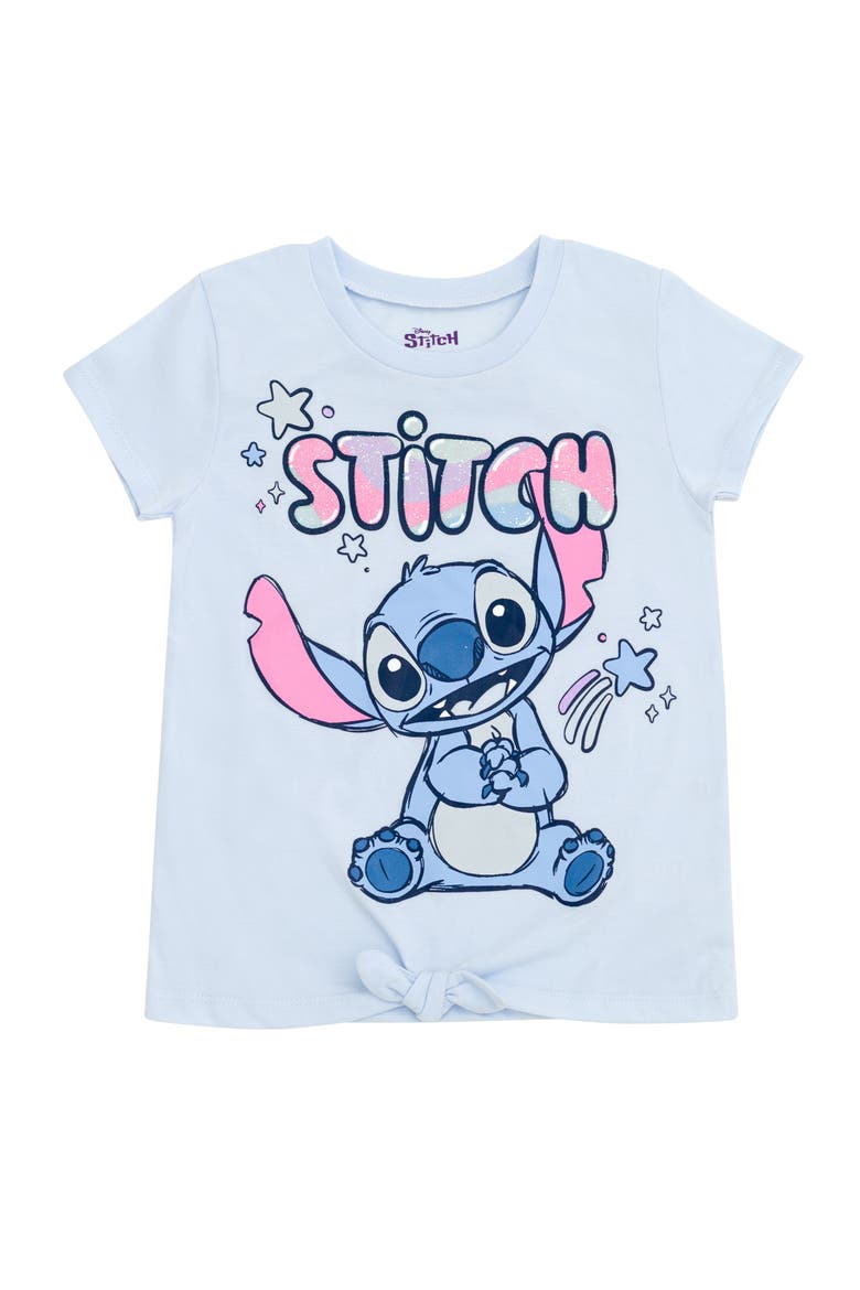 Lilo & Stitch 2-Piece T-Shirt and Pants Set, Alternate, color, Light Blue Stitch