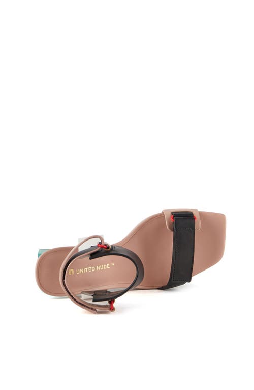 United Nude Cubist Sandal In Black