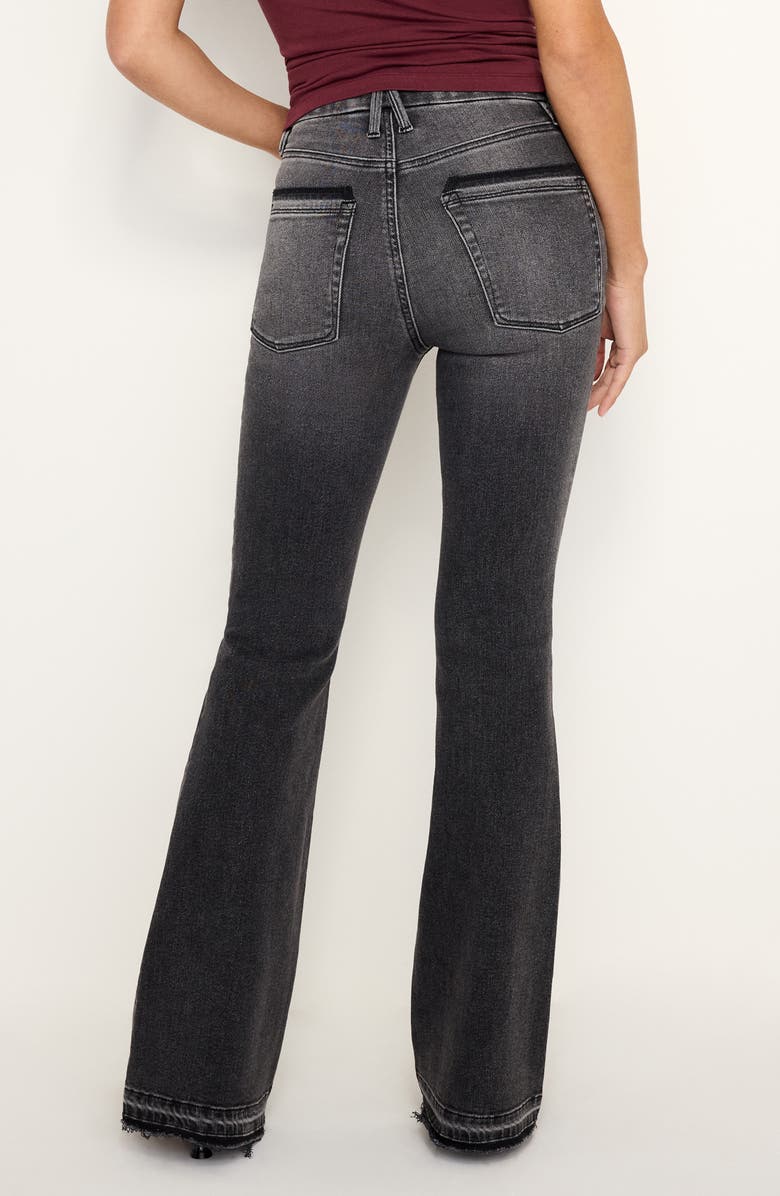 Good American Good Petite Flare Jeans, Alternate, color, 