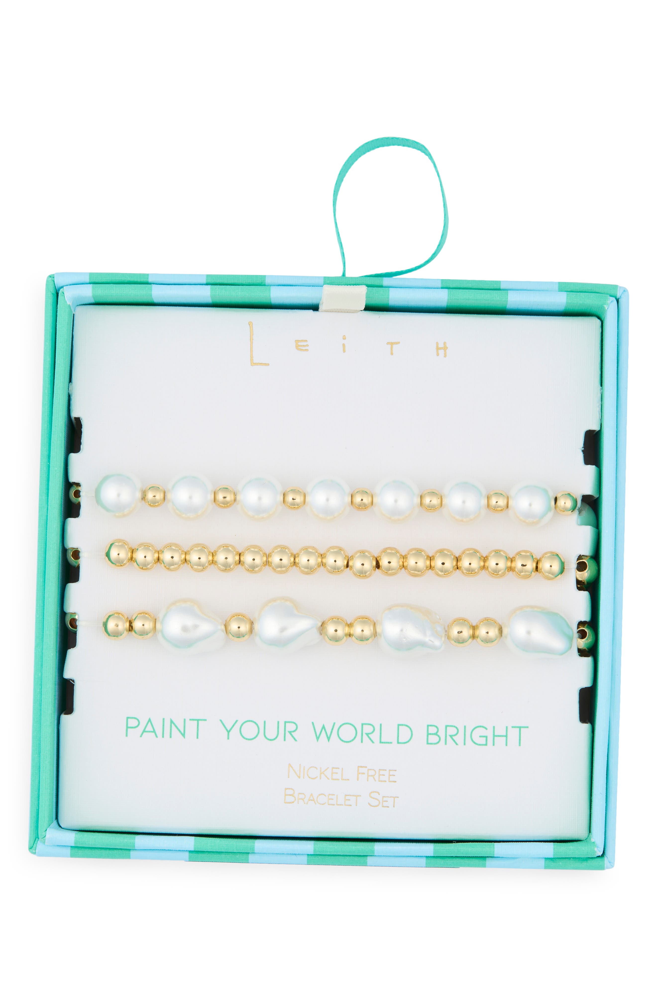 Leith 3-Pack Assorted Stretch Bracelets