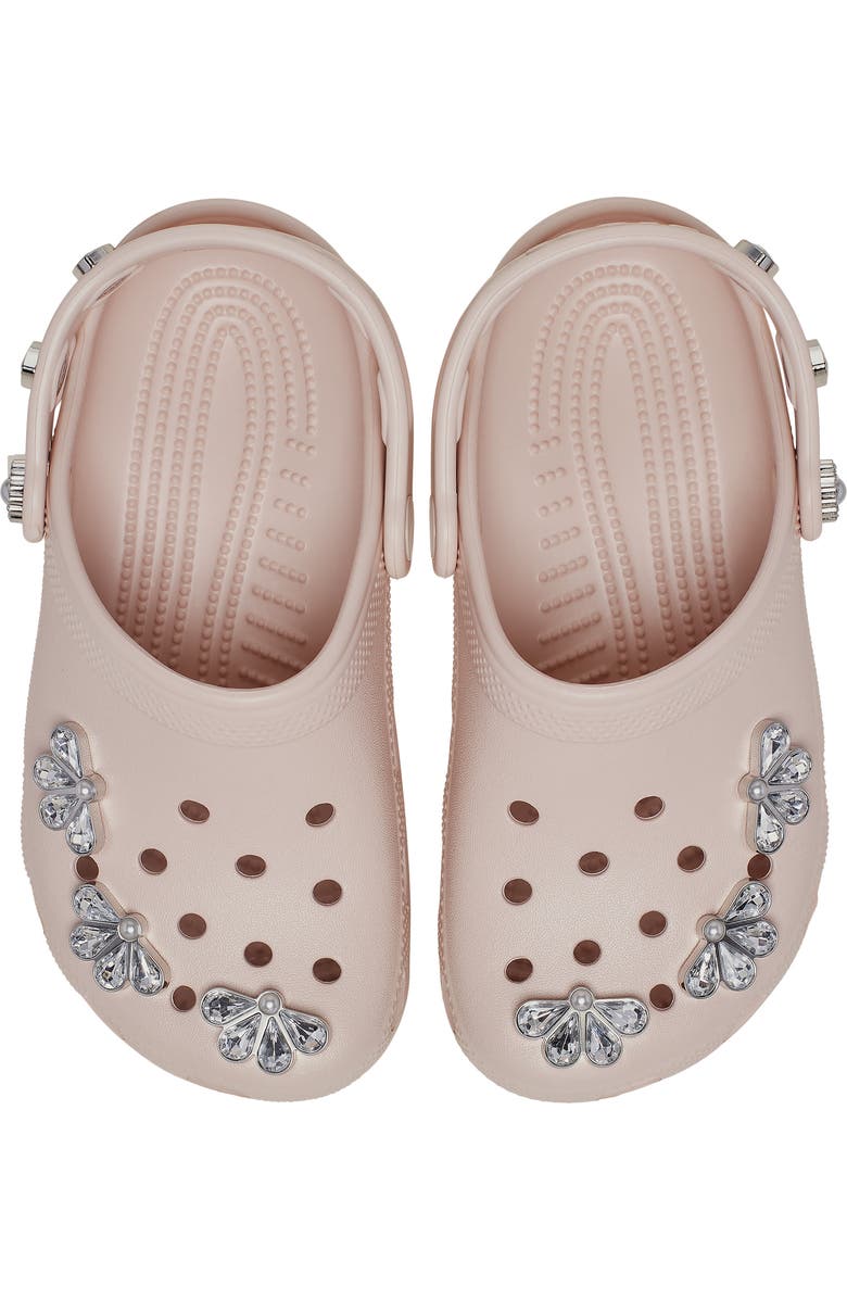 CROCS Kids; Classic Pinnacle Embellished Clog, Alternate, color, Quartz