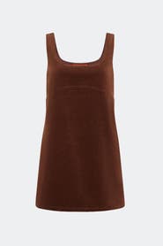 SIMONMILLER Sahara Corduroy Mini Dress - Choco Brown