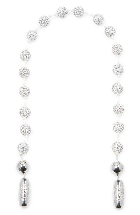 Disco Pavé Crystal Wrist Strap