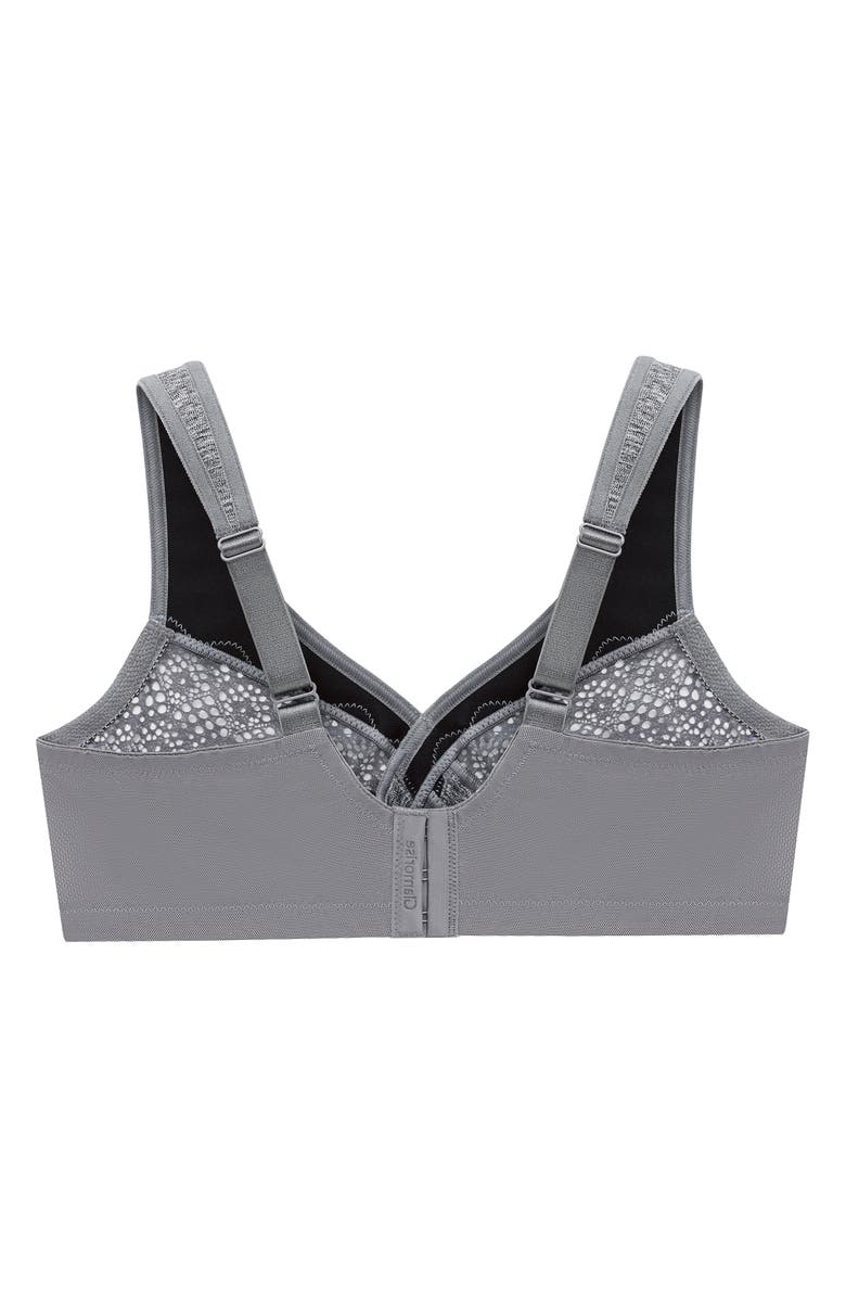 Glamorise MagicLift<sup>®</sup> Moisture Control Bra, Alternate, color, Grey
