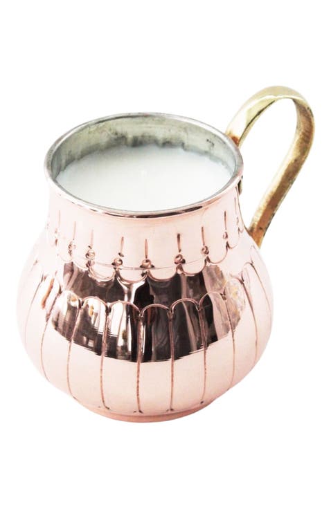 Vintage French Inspired Copper Apple Blossom Candle