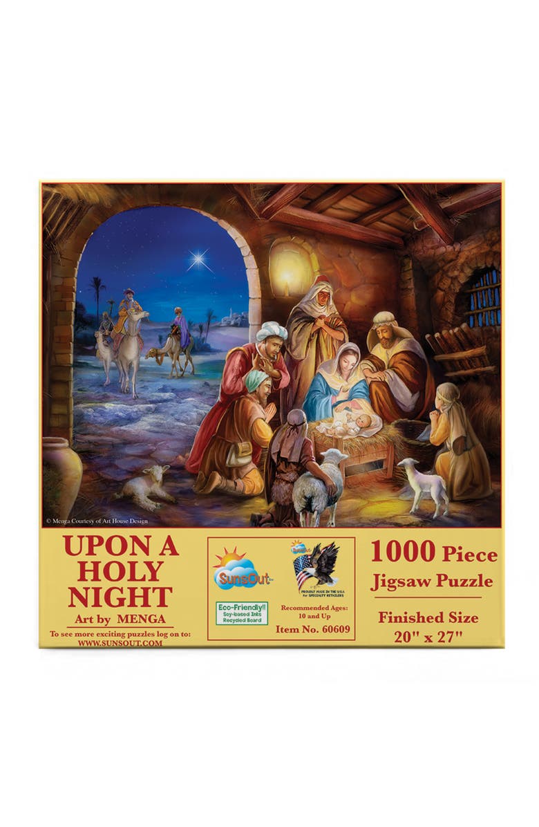 Sunsout Upon A Holy Night 1000 piece Jigsaw Puzzle for Adults, Alternate, color, Multicolor
