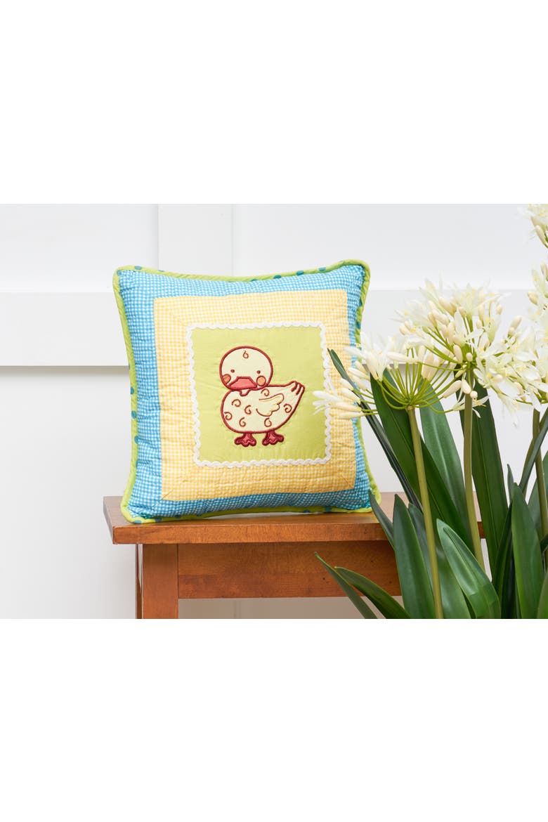 By the Pond Duck Pillow, Main, color, Blue