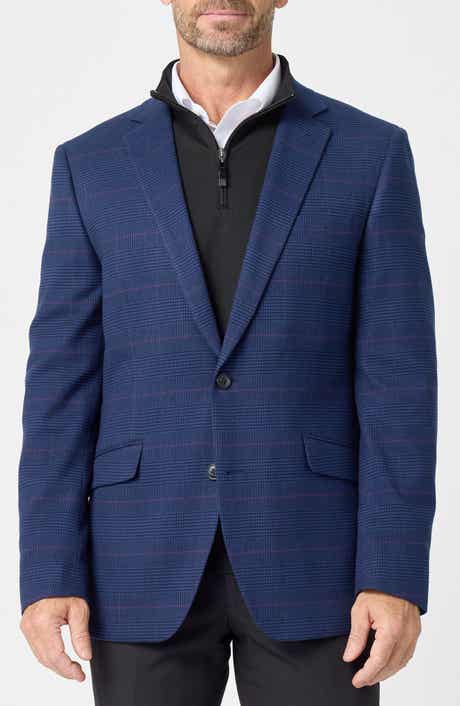 Plaid Stretch Sport Coat