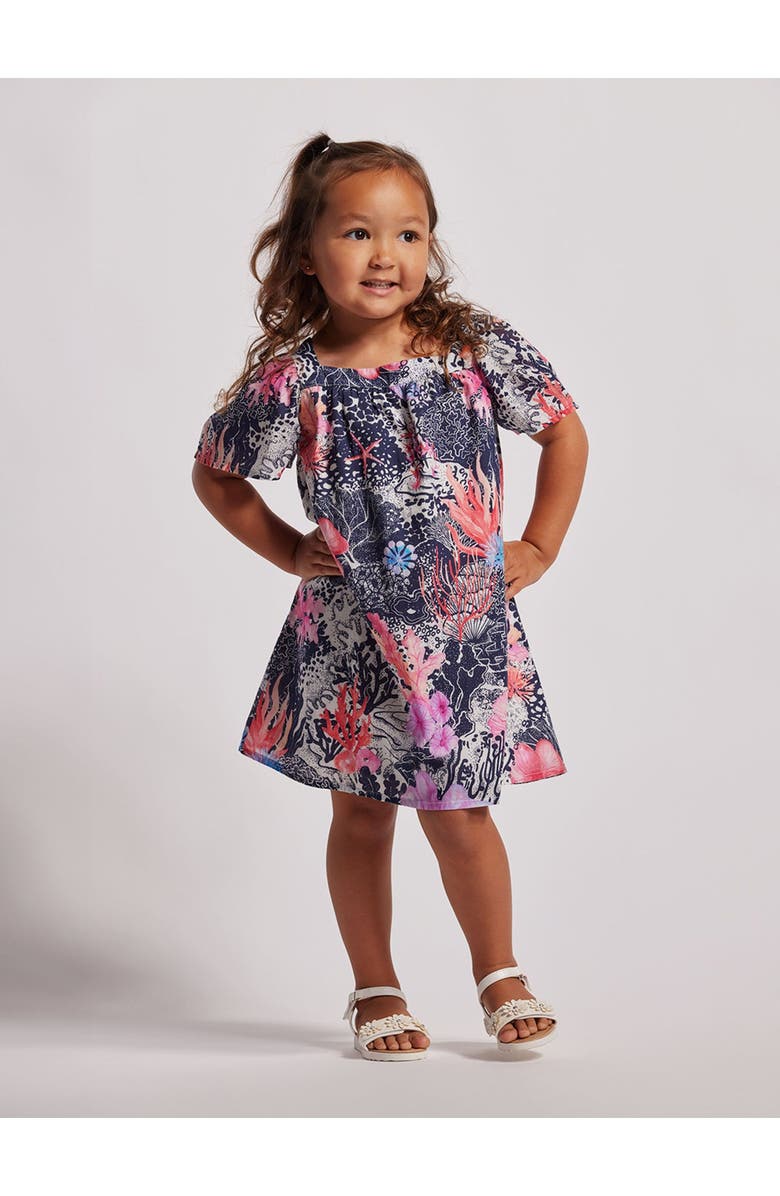 Tori Richard Coral Bloom Malia Dress, Main, color, Multi
