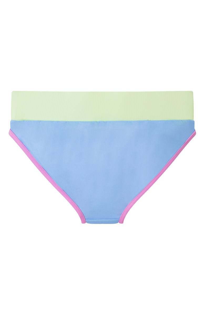 Andy & Evan Kids' Colorblock Rib Two-Piece Swimsuit, Alternate, color, 