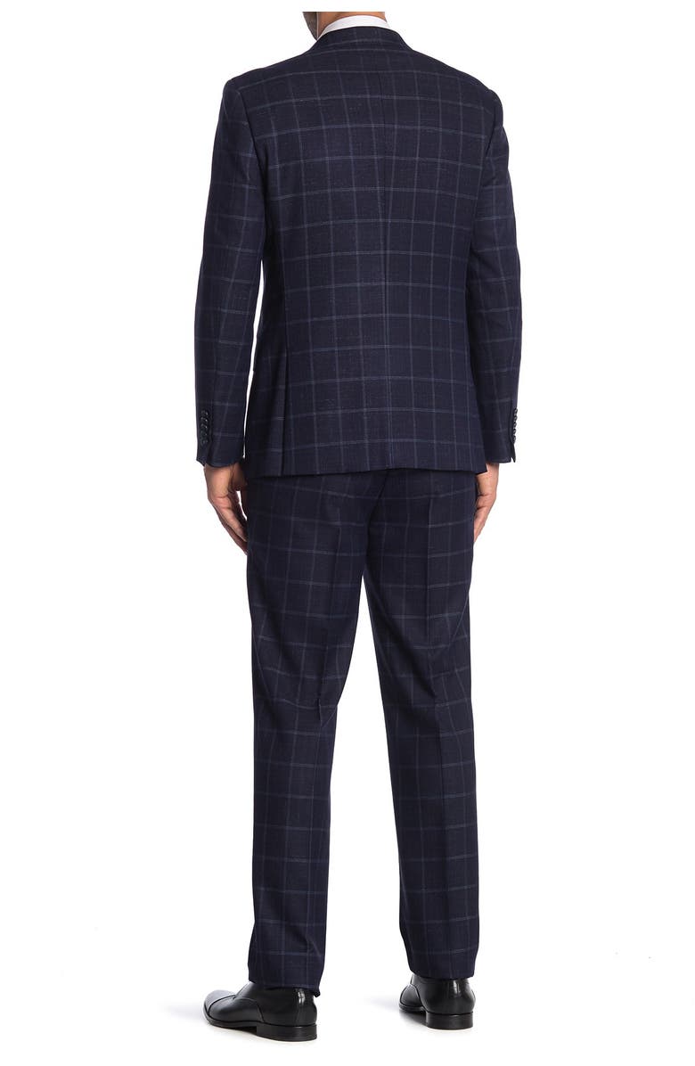 English Laundry Check Print Two Button Stretch Suit, Alternate, color,