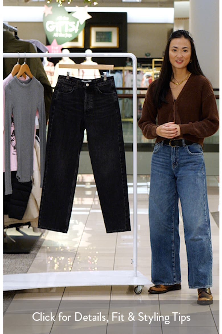 Kort High Waist Straight Leg Jeans video