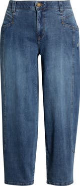 Wit & Wisdom High Waist Ankle Barely Barrel Jeans