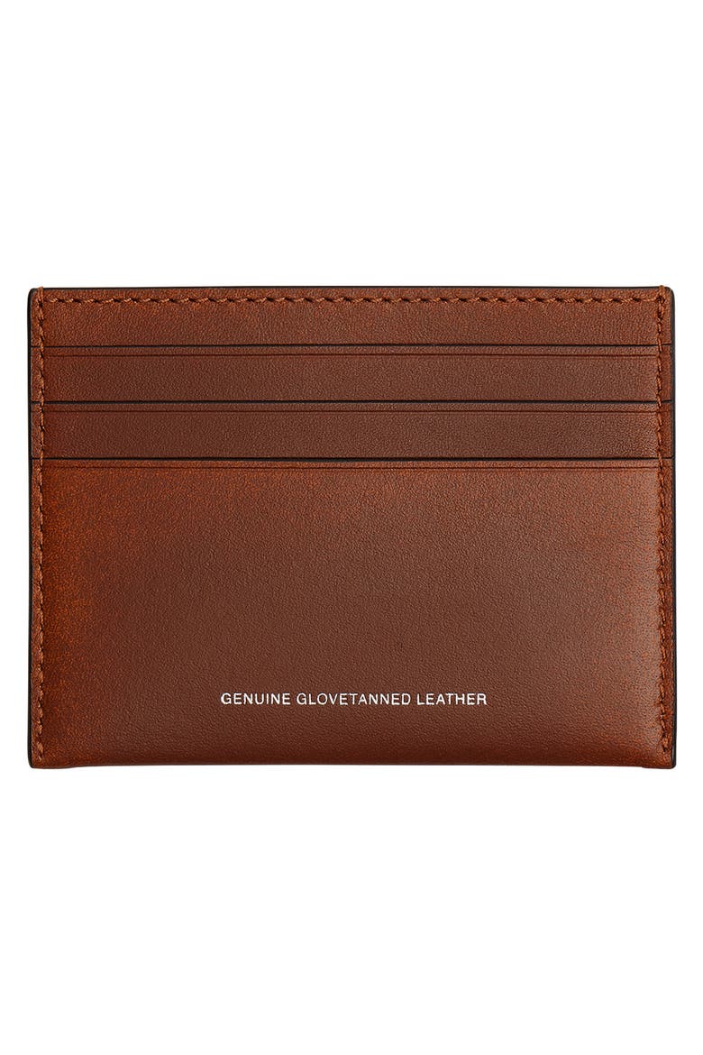 Loved Leather Card Case, Alternate, color, SADDLE/ BURNT SIENNA