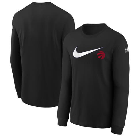 Youth Nike Black Toronto Raptors Swoosh Long Sleeve T-Shirt