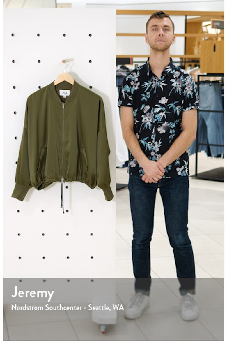 On Duty Satin Bomber Jacket video