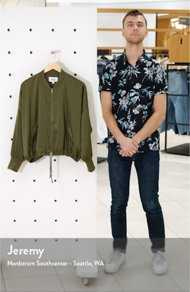 On Duty Satin Bomber Jacket, sales video thumbnail