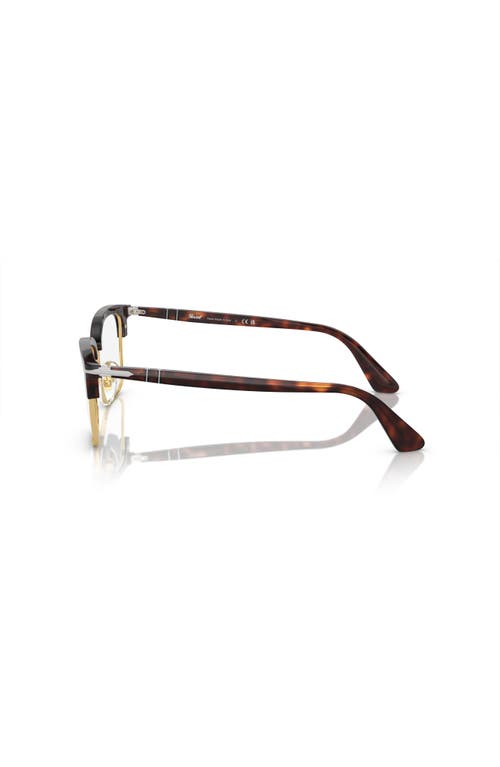 Persol 54mm Rectangle Optical Glasses In Black