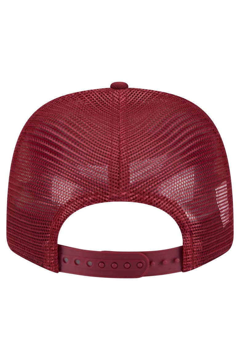 Men's New Era Burgundy Washington Commanders Main Trucker 9SEVENTY Stretch-Snap Hat, Alternate, color, Burgundy