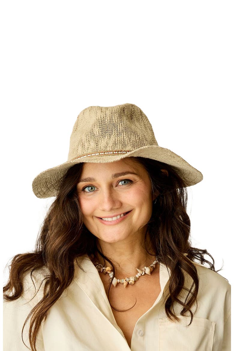 Farrah Packable Hat, Alternate, color, Light Khaki