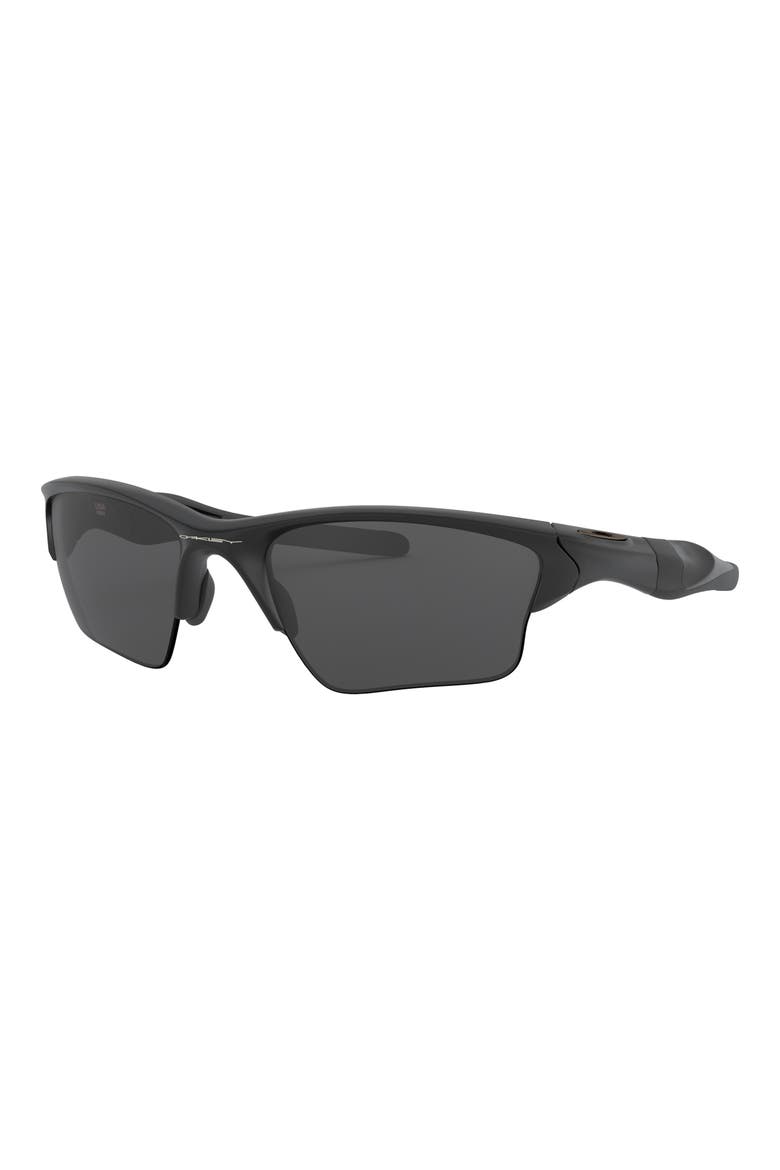 Half Jacket 2.0 XL 62mm Oversize Irregular Sunglasses, Alternate, color, BLACK