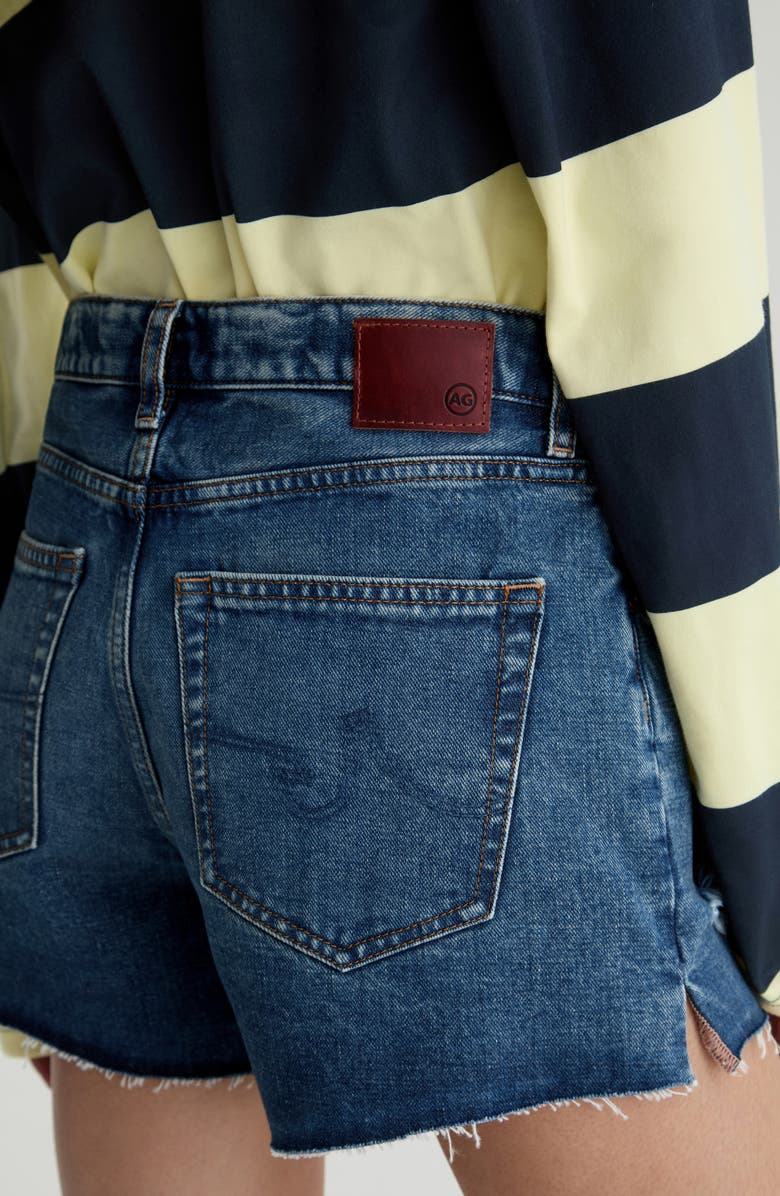 AG Halle High Waist Cutoff Denim Shorts, Alternate, color, 11 Years Enrich