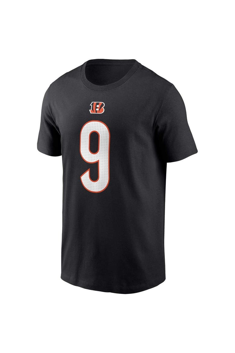 Men's Nike Joe Burrow Black Cincinnati Bengals Player Name & Number T-Shirt, Alternate, color, Black
