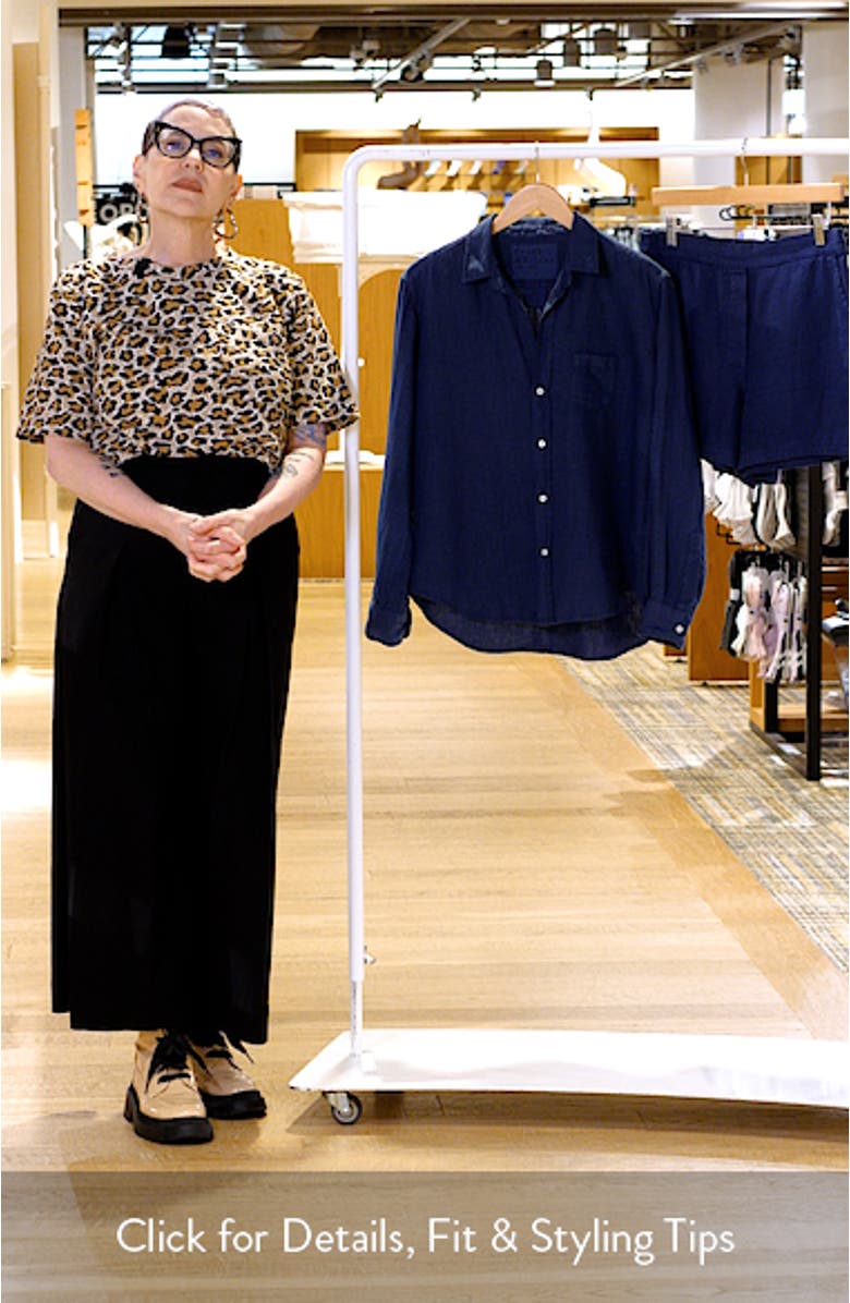 Getaway Linen Button-Up Shirt & Shorts Set, sales video thumbnail