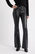 rag & bone Flexi Dahlia Coated Mid Rise Flare Jeans