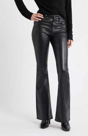 Flexi Dahlia Coated Mid Rise Flare Jeans