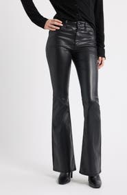 rag & bone Flexi Dahlia Coated Mid Rise Flare Jeans
