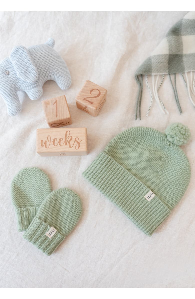TBCo Merino Wool Baby Beanie, Alternate, color, Pistachio