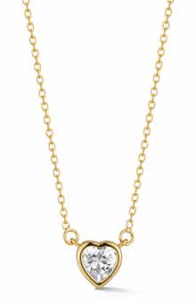 GLAZE JEWELRY Crystal Heart Pendant Necklace