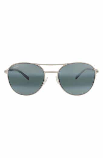 53mm Polarized Bi-Gradient Aviator Sunglasses