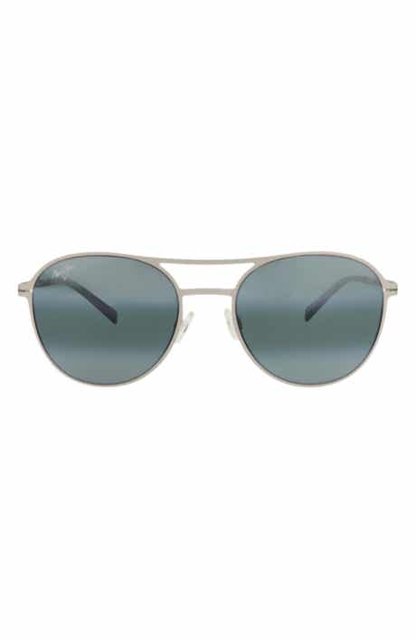 53mm Polarized Bi-Gradient Aviator Sunglasses