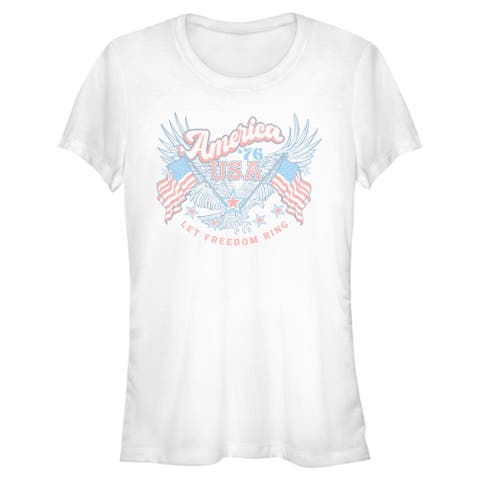 Juniors Lost Gods America 76 Let Freedom Ring T Shirt