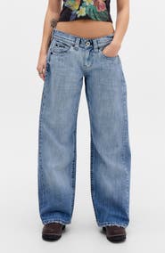 BDG Urban Outfitters Kayla Gradient Low Rise Wide Leg Jeans