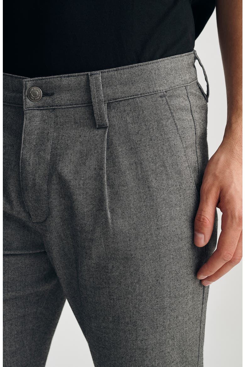 Will Pleated Straight Leg Pants, Alternate, color, GREY FANCY
