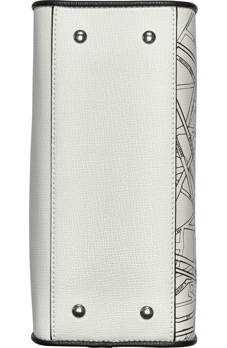 KARL LAGERFELD PARIS Maybelle Satchel, Alternate, color, True White Multi