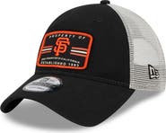 New Era Men's New Era Black San Francisco Giants Property Trucker 9TWENTY Snapback Hat